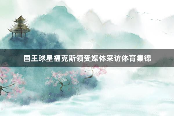 国王球星福克斯领受媒体采访体育集锦