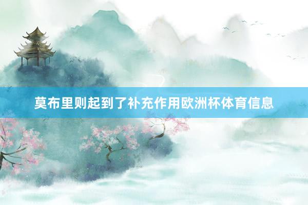 莫布里则起到了补充作用欧洲杯体育信息