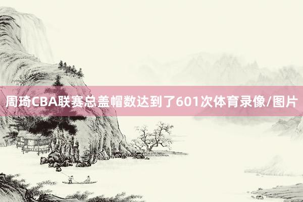 周琦CBA联赛总盖帽数达到了601次体育录像/图片
