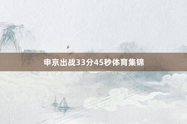 申京出战33分45秒体育集锦