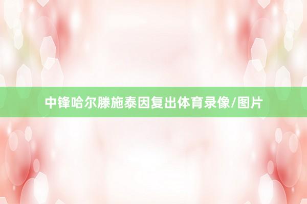中锋哈尔滕施泰因复出体育录像/图片