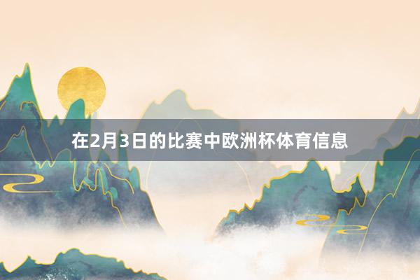 在2月3日的比赛中欧洲杯体育信息