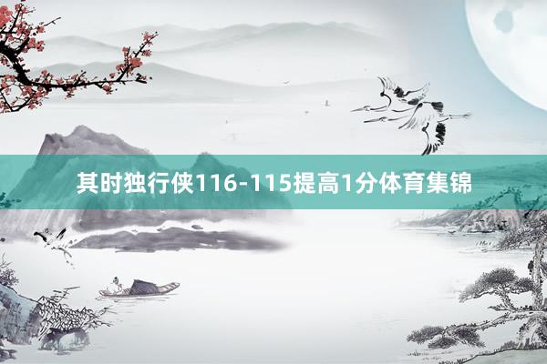 其时独行侠116-115提高1分体育集锦