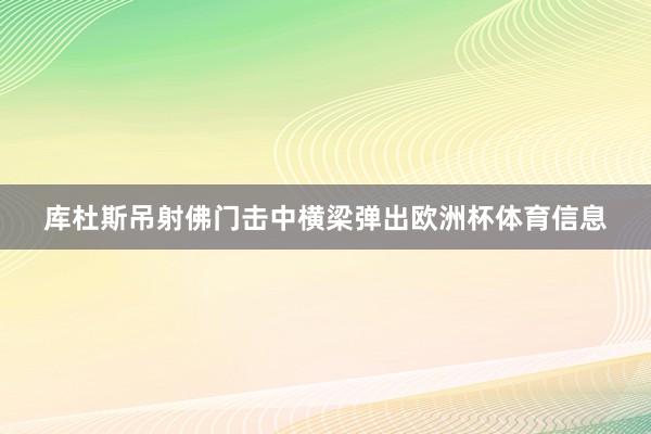 库杜斯吊射佛门击中横梁弹出欧洲杯体育信息