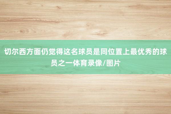 切尔西方面仍觉得这名球员是同位置上最优秀的球员之一体育录像/图片