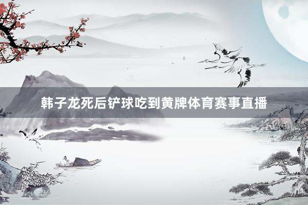 韩子龙死后铲球吃到黄牌体育赛事直播