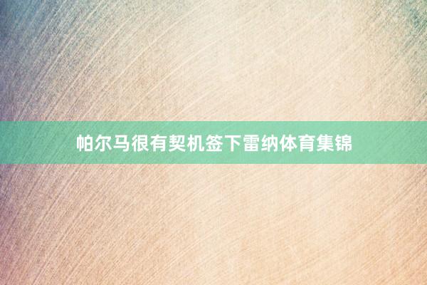 帕尔马很有契机签下雷纳体育集锦