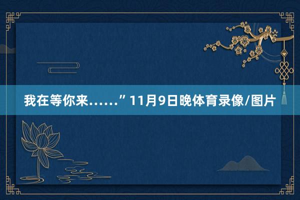 我在等你来……”11月9日晚体育录像/图片