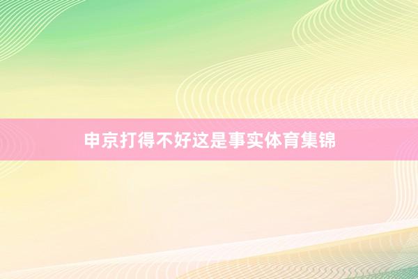 申京打得不好这是事实体育集锦