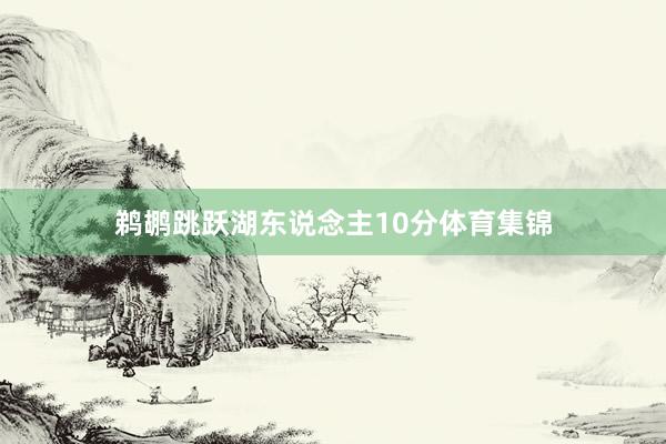 鹈鹕跳跃湖东说念主10分体育集锦