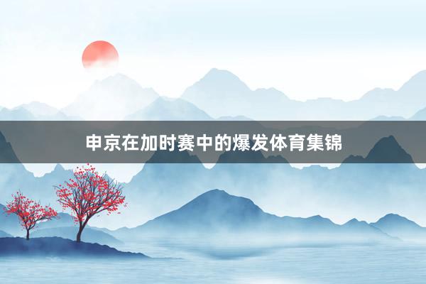 申京在加时赛中的爆发体育集锦