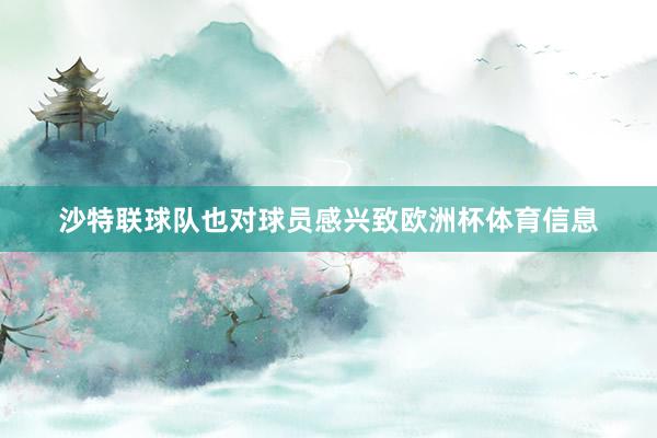 沙特联球队也对球员感兴致欧洲杯体育信息